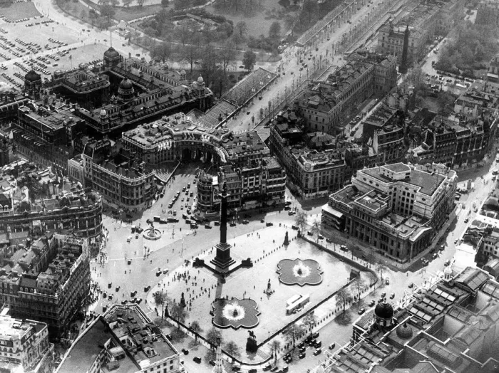 Framed Print : London England May 1937 Trafalgar Square London Aerial Views Landmarks Framed Print : London England May 1937 Trafalgar Square London Aerial Views Landmarks