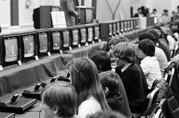 The London heats of Britains first national space invaders championships