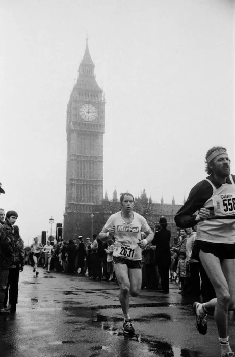 Framed Print : London Marathon 1981, Sponsored by Gillette, Sunday 29th March 1981 Framed Print : London Marathon 1981, Sponsored by Gillette, Sunday 29th March 1981