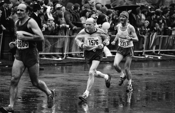Framed Print : London Marathon 1981, Sponsored by Gillette, Sunday 29th March 1981 Framed Print : London Marathon 1981, Sponsored by Gillette, Sunday 29th March 1981