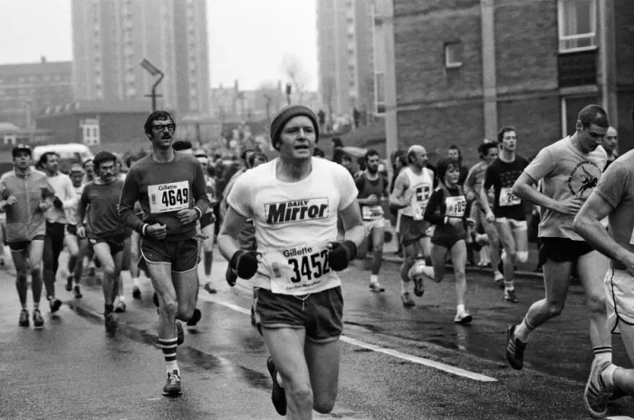 Framed Print : London Marathon 1981, Sponsored by Gillette, Sunday 29th March 1981 Framed Print : London Marathon 1981, Sponsored by Gillette, Sunday 29th March 1981