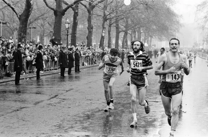 Framed Print : London Marathon 1981, Sponsored by Gillette, Sunday 29th March 1981 Framed Print : London Marathon 1981, Sponsored by Gillette, Sunday 29th March 1981