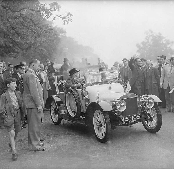 London to Paris car race September 1953 40th Anniversary of the Salon de l