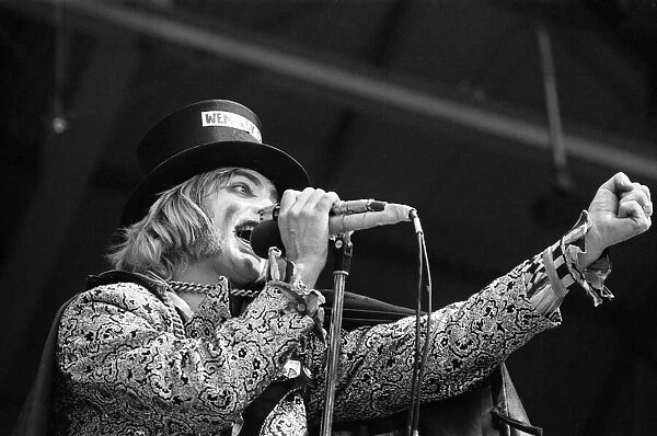 The London Rock and Roll Show at Wembley Stadium, London. Screaming Lord Sutch performing