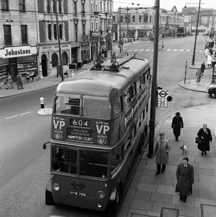 Framed Print : London Transport - Buses - Trolley Bus Trolley Bus - Overhead power cables Framed Print : London Transport - Buses - Trolley Bus Trolley Bus - Overhead power cables