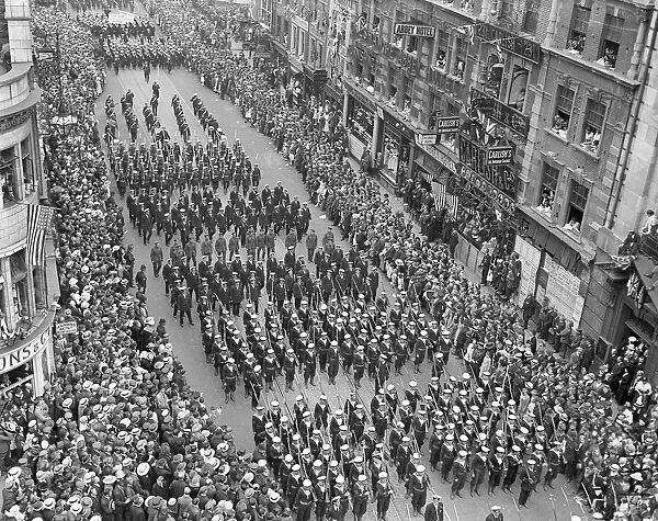 London victory march, sailors. May 1919