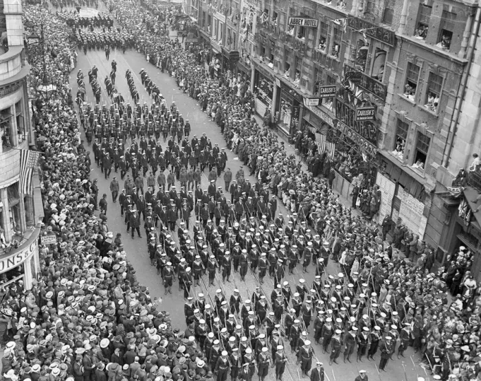 Framed Print : London victory march, sailors. May 1919 Framed Print : London victory march, sailors. May 1919