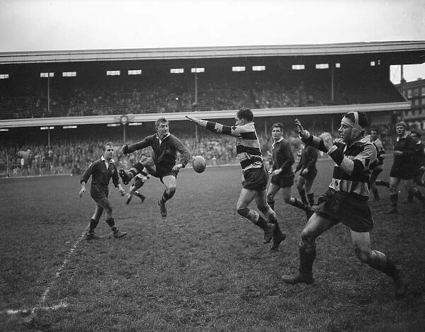 London Wasps v Cardiff Blues, Rugby Union match, December 1959