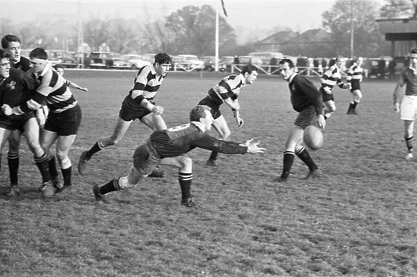 London Wasps v Cardiff, Rugby Union Match at Sudbury, 18th November 1967