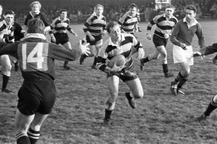 Framed Print : London Wasps v Cardiff, Rugby Union Match at Sudbury, 18th November 1967 Framed Print : London Wasps v Cardiff, Rugby Union Match at Sudbury, 18th November 1967
