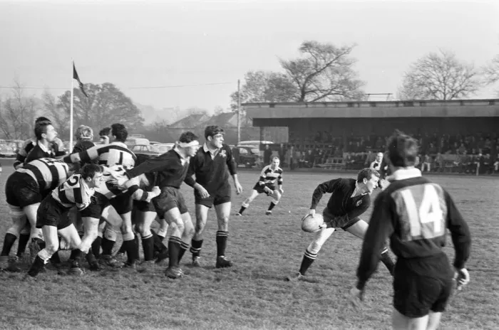 Framed Print : London Wasps v Cardiff, Rugby Union Match at Sudbury, 18th November 1967 Framed Print : London Wasps v Cardiff, Rugby Union Match at Sudbury, 18th November 1967
