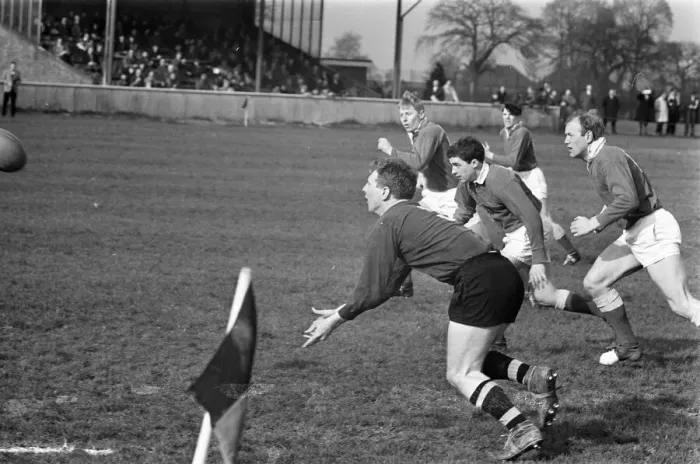Framed Print : London Wasps v Llanelli, Rugby Union Match at Repton Avenue, Sudbury, London, March 1966 Framed Print : London Wasps v Llanelli, Rugby Union Match at Repton Avenue, Sudbury, London, March 1966