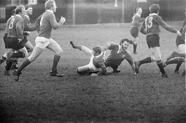 London Wasps v Llanelli Scarlets, Rugby Union match, March 1970