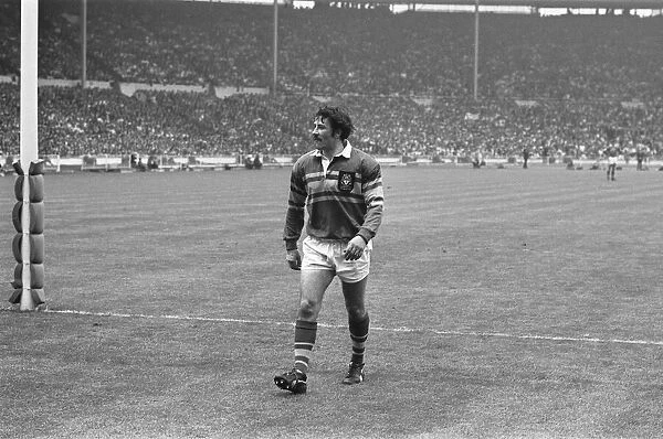 A lone Leeds player leaves the pitch dejected after his team lost 24 - 7 to Leigh in