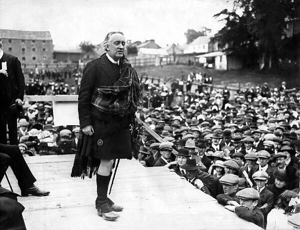 Lord Ashbourne at the opening of the Feis, Wexford. Circa May 1914