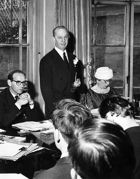 Lord Astor at a Conference of British Organisations for aid to Refugees