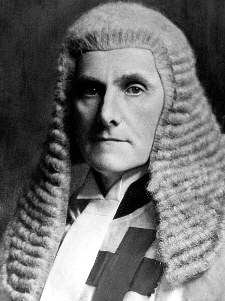 Lord Carmont, Scottish judge. 11th November 1957