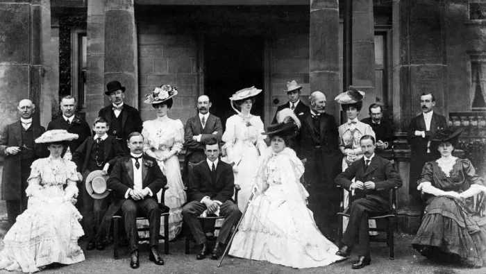 Framed Print : Lord Curzons coming of age at Gopsall Hall. 5th September 1905