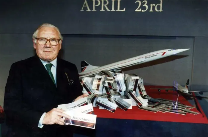 Framed Print : LORD KING WITH A MODEL OF CONCORDE HOLDING AIRLINE TICKETS 08 / 02 / 1995 Framed Print : LORD KING WITH A MODEL OF CONCORDE HOLDING AIRLINE TICKETS 08 / 02 / 1995
