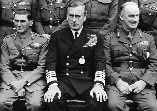 Lord Louis Mountbatten during the Second World War. Circa 1942