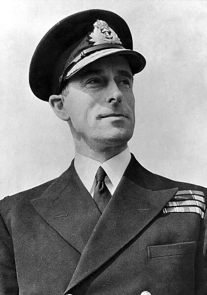 Lord Louis Mountbatten, Supreme Allied Commander of South East Asia Command pictured at