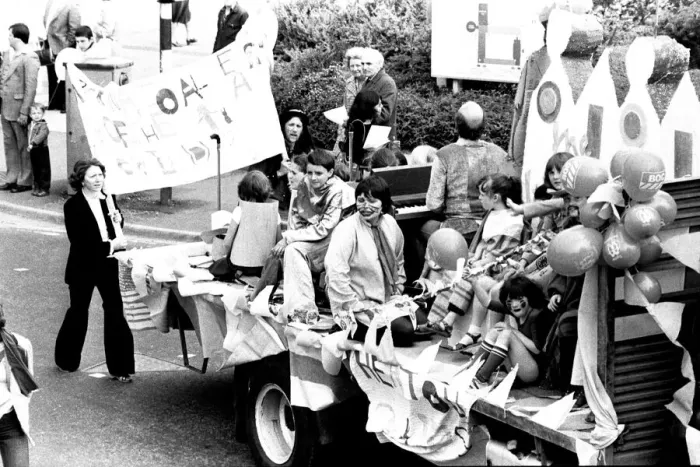 Framed Print : The Lord Mayor of Newcastles parade in the city centre on the 23rd June 1979