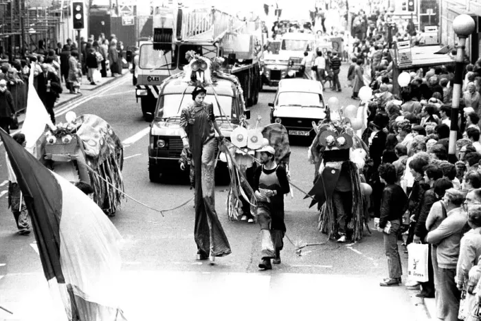 Framed Print : The Lord Mayor of Newcastles parade in the city centre on the 23rd June 1979