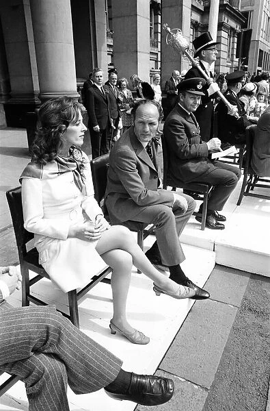 Lord Mayors Show, Birmingham, Saturday 26th May 1973. Float Judges. Henry Cooper