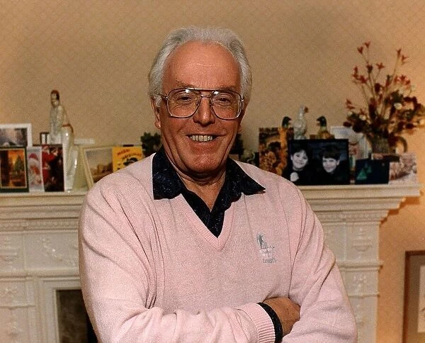 Lord Rix of Whitehall the actor Brian Rix at home in Barnes