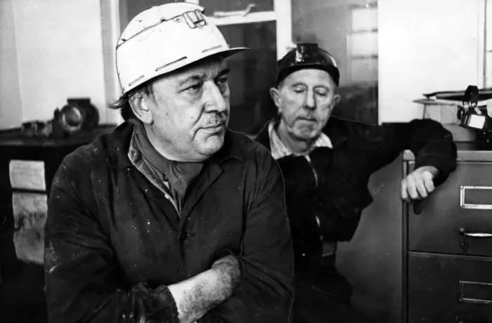Framed Print : Lord Robens relaxes after coming to the surface at Britannia Colliery, Pengam Framed Print : Lord Robens relaxes after coming to the surface at Britannia Colliery, Pengam