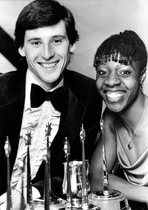 Framed Print : Lord Sebastian Coe Sebastian Coe and Joslyn Hoyt-Smith named Sportsman