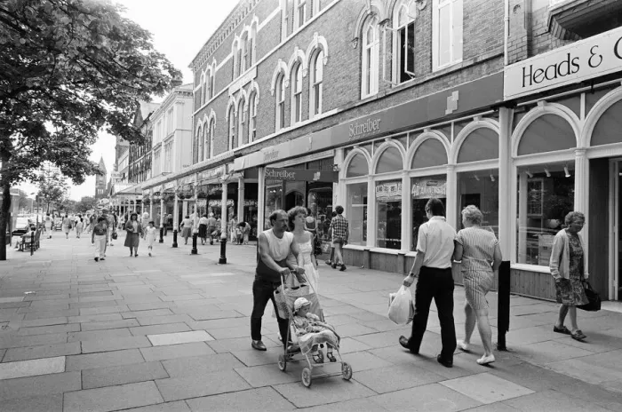 Framed Print : Lord Street, Southport, the main shopping street of Southport, in Merseyside
