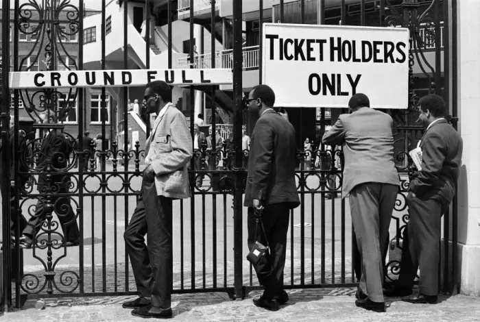 Framed Print : Lords Cricket Ground, test match, England v West Indies