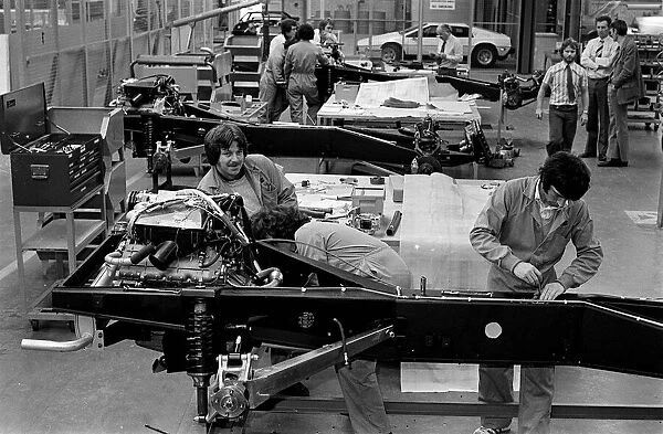 De Lorean Car Assembly Plant in Dumurry Belfast August 1980 It