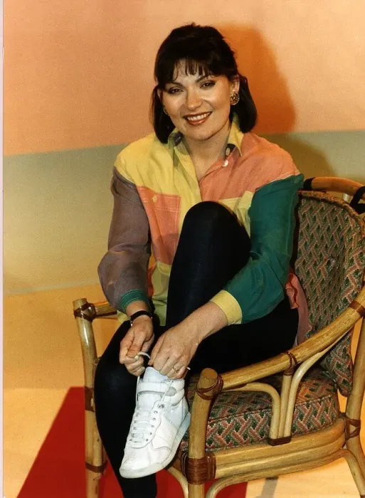 Framed Print : Lorraine Kelly TV Presenter at the TV AM studio Framed Print : Lorraine Kelly TV Presenter at the TV AM studio