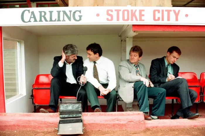 Framed Print : Lou Macari back at the Victoria Ground to be manager of Stoke City for the second time