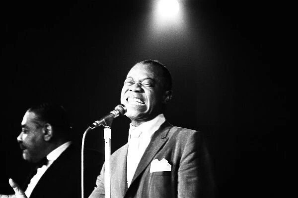 Louis Armstrong photographed circa 1968
