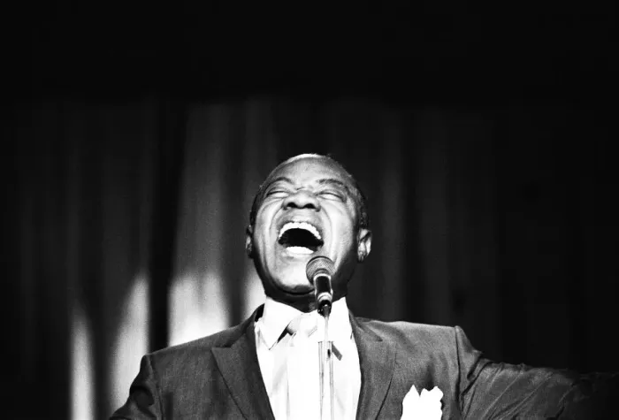 Framed Print : Louis Armstrong photographed circa 1968