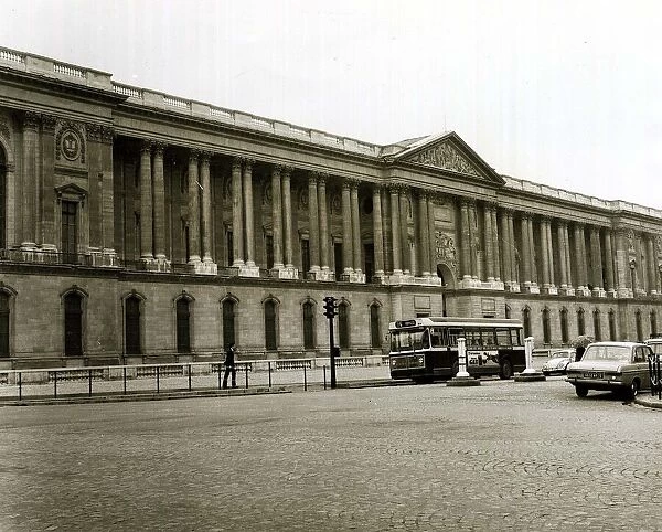 The Louvre Paris France circa 1970