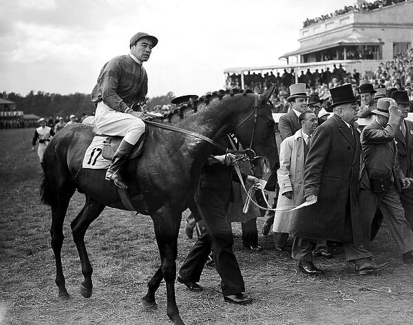 My Love after winning The Derby at Epsom - June 1948
