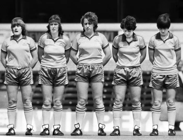 Framed Print : Lowestoft 2 - 0 Cleveland Spartans, 1982 FA Cup Women Framed Print : Lowestoft 2 - 0 Cleveland Spartans, 1982 FA Cup Women