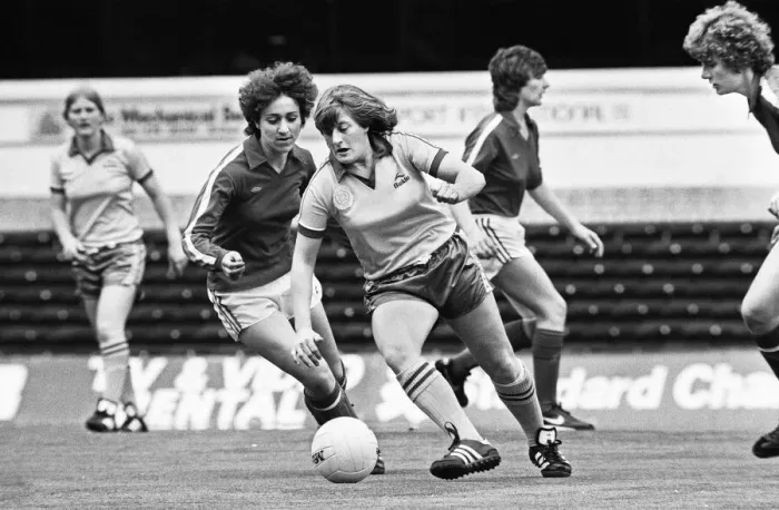 Framed Print : Lowestoft 2 - 0 Cleveland Spartans, 1982 FA Cup Women Framed Print : Lowestoft 2 - 0 Cleveland Spartans, 1982 FA Cup Women