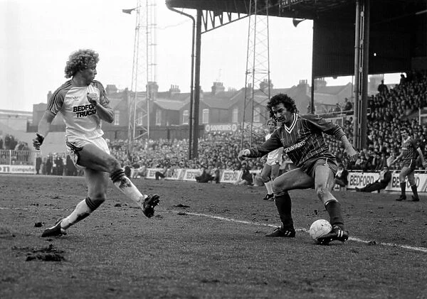 Luton Town 0 v. Liverpool 0. February 1984 MF14-09-004