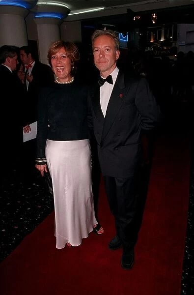 Lynda Bellingham Actress August 98 With unidentified man at the premiere of