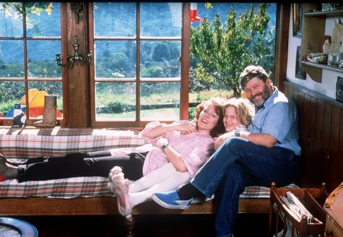 Framed Print : Lynn Redgrave Actress with her husband and daughter in their home in California Framed Print : Lynn Redgrave Actress with her husband and daughter in their home in California