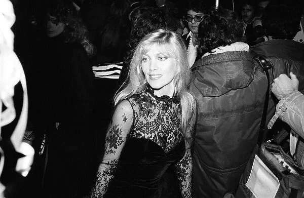 Lynsey de Paul at the opening of The London Hippodrome nightclub. 17th November 1983
