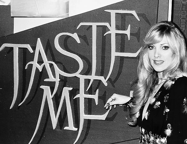 Lynsey de Paul singer at reception in London at which she launched her new album Taste Me