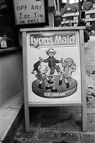 Lyons Maid poster. 14th October 1976