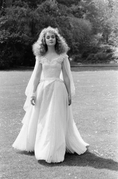 Framed Print : Lysette Anthony, British actress aged 18 years old, on set of new film Krull Framed Print : Lysette Anthony, British actress aged 18 years old, on set of new film Krull