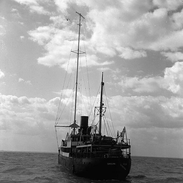 M. V. Caroline the ship that was used for pirate radio station in 1964 it was anchored